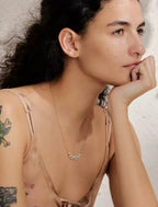 Janne | Collier perles et strass scintillants