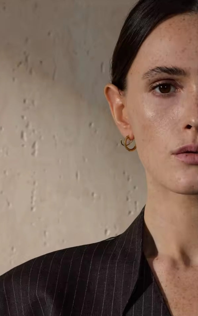 Lumina | Boucles d’oreilles torsadées, éclat