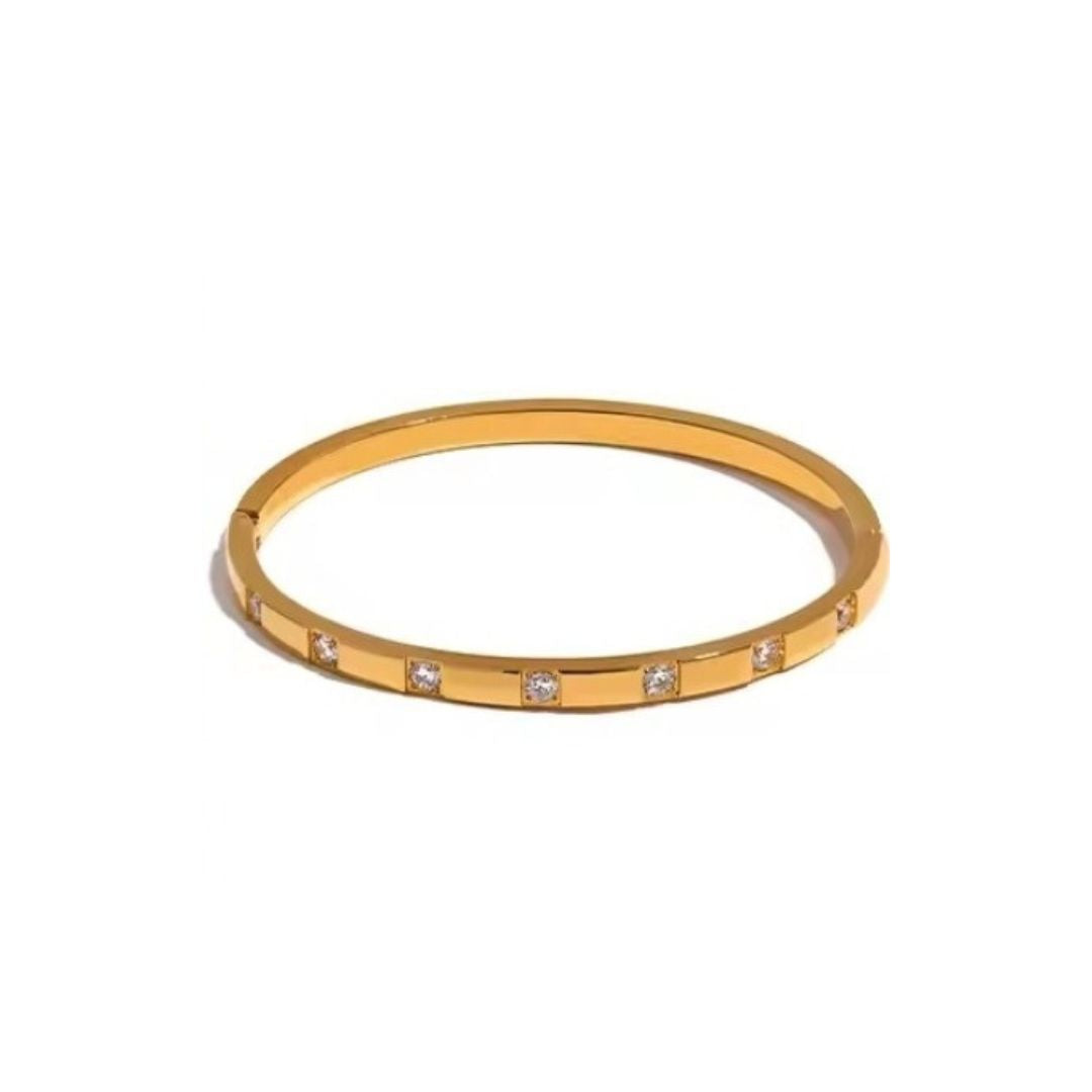 Ritta | Bracelet jonc strass scintillants
